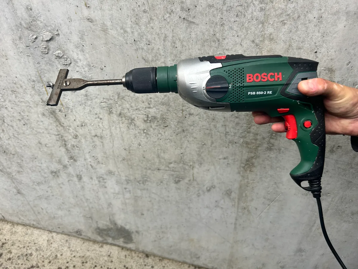 Der Bohrer für das Aushöhlen der Räben.